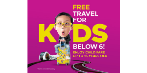 Kids Below 6 Travel For FREE
